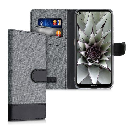 Etui do Nokii 5.4, tekstylne, szare, 54411.22