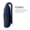 Zestaw 2 etui do Fitbit Inspire 2/Ace 3, Kwmobile, czarno-niebieski, silikon, 54017.02