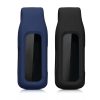 Zestaw 2 etui do Fitbit Inspire 2/Ace 3, Kwmobile, czarno-niebieski, silikon, 54017.02