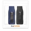 Zestaw 2 etui do Fitbit Inspire 2/Ace 3, Kwmobile, czarno-niebieski, silikon, 54017.02