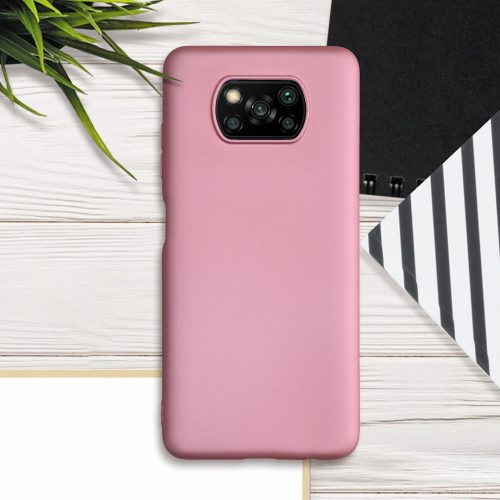Etui do Xiaomi Poco X3 (NFC) / Poco X3 Pro, Silikon, Różowe Złoto, 53483.31