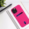 Etui do iPhone'a 12 / iPhone'a 12 Pro, Silikon, Różowy, 54513.77