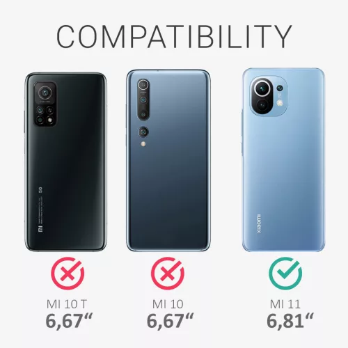 Etui do Xiaomi Mi 11, Silikon, Czerwone, 54188.209