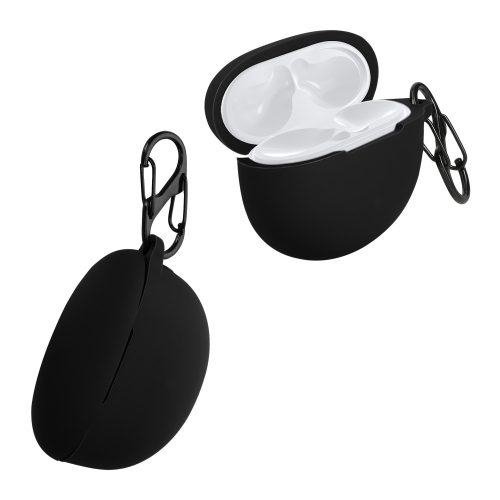 Etui na słuchawki Huawei FreeBuds 4i, Kwmobile, Czarne, Silikon, 54534.01