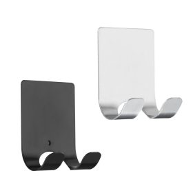   Zestaw 2 samoprzylepnych uchwytów do golarek, Kwmobile, Czarny/Srebrny, Stal, 54531.02