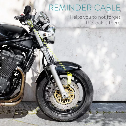 Blokada tarczy motocyklowej Navaris z alarmem 110 dB, Blokada antykradzieżowa, 54573.02