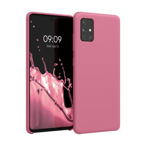 Etui do Samsunga Galaxy A51, Silikon, Różowy, 51197.212