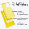 Etui do Samsunga Galaxy A52, Silikon, Żółty, 54347.165