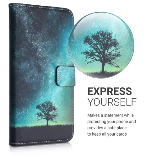 Pokrowiec na Motorolę Moto G30 / Moto G10, Skóra ekologiczna, Wielokolorowy, 54630.01