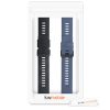 Zestaw 2 pasków do zegarka Honor Watch GS Pro, silikon, czarny / niebieski, 53585.02