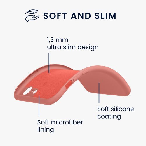 Etui do Apple iPhone 8 / iPhone 7 / iPhone SE 2, Silikon, Różowy, 49979.215