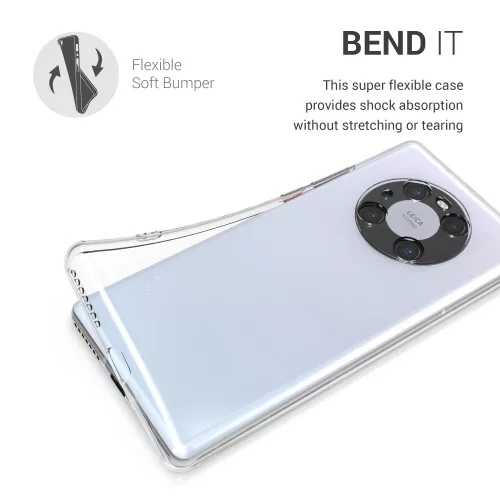 Etui do Huawei Mate 40 Pro, Silikon, Przezroczysty, 54745.03