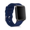 Zestaw 2 pasków do Xiaomi Amazfit Bip / Amazfit Bip Lite, kwmobile, silikon, niebieski / czarny, 54776.01