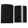 Osłona kluczyka do samochodu Renault - 4 przyciski - Keyless Go, kwmobile, silikon, czarno-biały, 54808.02