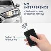 Osłona kluczyka do samochodu Renault - 4 przyciski - Keyless Go, kwmobile, silikon, czarno-biały, 54808.02