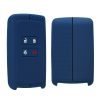 Etui na kluczyk samochodowy do Renault / Dacia - 4 przyciski - Keyless Go, kwmobile, silikon, niebieski, 54806.05