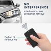 Etui na kluczyk samochodowy do Renault / Dacia - 4 przyciski - Keyless Go, kwmobile, silikon, czarny, 54806.02