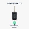 Osłona kluczyka do samochodu Dacia / Renault - 2 przyciski - Keyless Go, kwmobile, silikon, czerwona, 54812.09