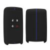 Etui na kluczyk samochodowy do Renault / Dacia - 4 przyciski - Keyless Go, kwmobile, silikon, czarny, 54806.03
