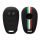 Etui na kluczyk samochodowy do Alfa Romeo - 3 przyciski, kwmobile, silikon, czarny, 53855.02