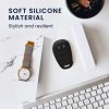 Etui na kluczyk samochodowy do Alfa Romeo - 3 przyciski, kwmobile, silikon, czarny, 53855.02