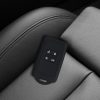Etui na kluczyk samochodowy do Renault / Dacia - 4 przyciski - Keyless Go, kwmobile, silikon, czarno-biały, 49769.18
