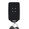 Etui na kluczyk samochodowy do Renault / Dacia - 4 przyciski - Keyless Go, kwmobile, silikon, czarno-biały, 49769.18