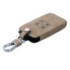 Osłona kluczyka do samochodu Renault / Dacia - 4 przyciski - Keyless Go, kwmobile, Skóra ekologiczna, Brązowa, 54927.01