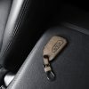 Etui na kluczyk samochodowy do VW / Skoda / Seat - 3 przyciski, kwmobile, Skóra ekologiczna, Brązowy, 54929.01
