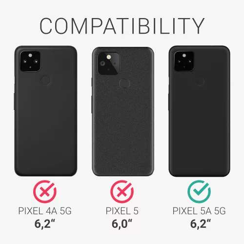 Etui do Google Pixel 5a, tekstylne, czerwone, 54994.76