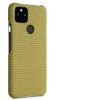 Etui do Google Pixel 5a, tekstylne, żółte, 54994.06