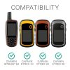 Uchwyt rowerowy do GPS Garmin eTrex 30/eTrex 20/eTrex 10, Kwmobile, Czarny, Plastik, 55031.01