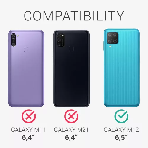 Etui do Samsunga Galaxy M12, Silikon, Czarny, 55077.47