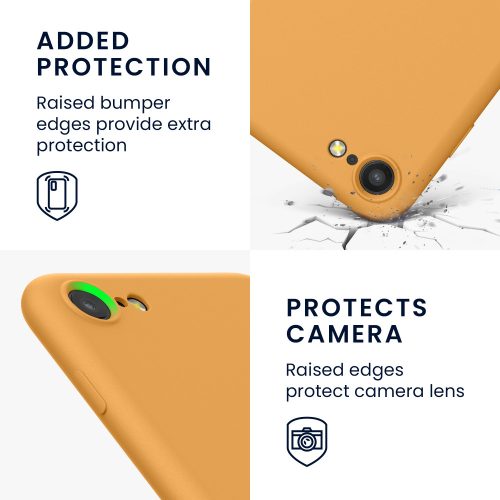 Etui do iPhone'a 8 / iPhone'a 7 / iPhone'a SE 2, Silikon, Żółty, 49979.217