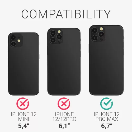 Etui do iPhone'a 12 Pro Max, Silikon, Fioletowy, 52714.222