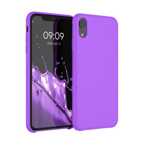 Etui do iPhone'a XR, Silikon, Fioletowy, 45910.221