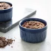 Set 6 ramekin ceramice Navaris, 9 cm, pentru cuptor 220C, deserturi/tapas, albastru, Ceramica