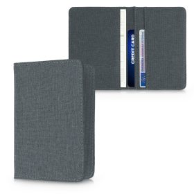   Okładka na dokumenty samochodowe, Kwmobile, Szara, Tekstylna, 55236.01