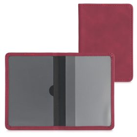   Okładka na dokumenty samochodowe, Kwmobile, Czerwona, Skóra ekologiczna, 55237.20