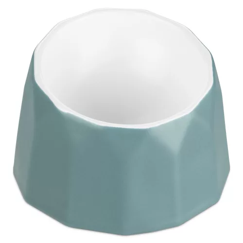 Pochylana ceramiczna miska dla zwierząt Navaris, niebieska, 55230.04