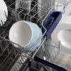Pochylana ceramiczna miska dla zwierząt Navaris, niebieska, 55230.04