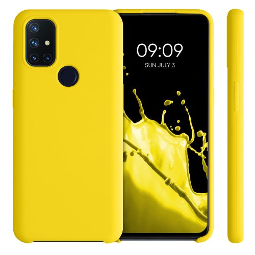 Etui do OnePlus Nord N10 5G, Silikon, Żółty, 53890.165
