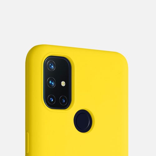 Etui do OnePlus Nord N10 5G, Silikon, Żółty, 53890.165