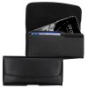 Uniwersalne etui na telefon XL - 6,8 cala, Skóra ekologiczna, Czarne, 55358.4.01, kwmobile