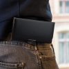 Uniwersalne etui na telefon XL - 6,8 cala, Skóra ekologiczna, Czarne, 55357.01, kwmobile