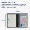 Okładka na dokumenty samochodowe, Kwmobile, Szara, Neopren, 55381.22