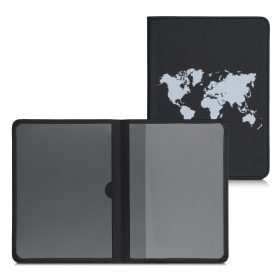   Okładka na dokumenty samochodowe, Kwmobile, Czarno-Biała, Skóra Ekologiczna, 53857.05