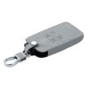 Osłona kluczyka do samochodu Renault / Dacia - 4 przyciski - Keyless Go, kwmobile, Skóra ekologiczna, Szara, 48563.22