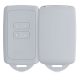 Osłona kluczyka do samochodu Renault / Dacia - 4 przyciski - Keyless Go, kwmobile, silikon, szara, 48035.22