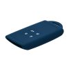 Osłona kluczyka do samochodu Renault / Dacia - 4 przyciski - Keyless Go, kwmobile, silikon, niebieska, 48035.17